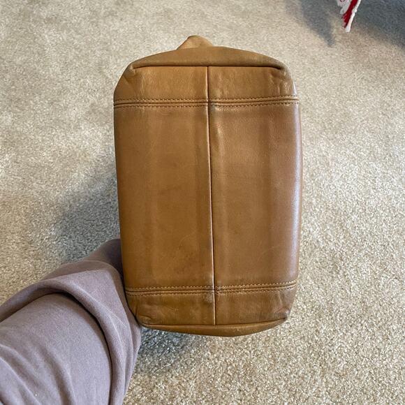 Vintage Coach Soho Waverly Bag #4133 Small Tote Bag Buckskin Leather Tan EUC - Picture 9 of 12